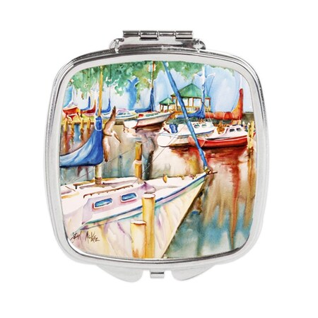 Carolines Treasures Gazebo and Sailboats Compact Mirror JMK1239SCM